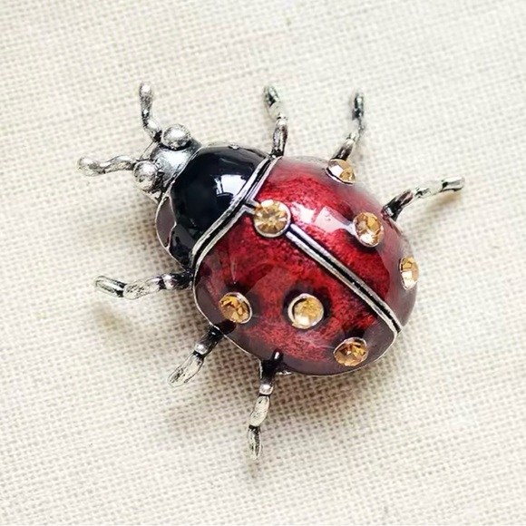 ladybug Brooch Pin - Picture 1 of 7